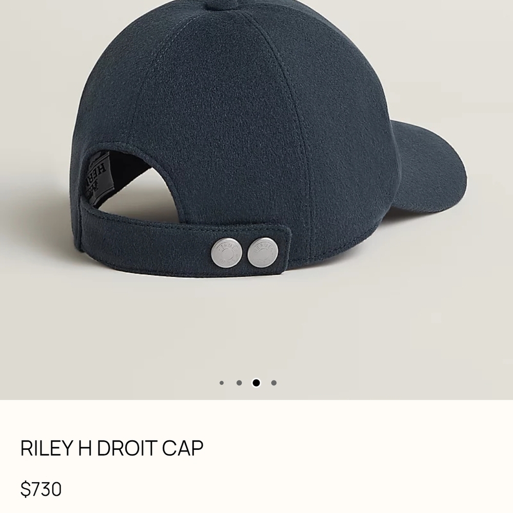 HERMES RILEY H DROIT CAP - Picture 7 of 8